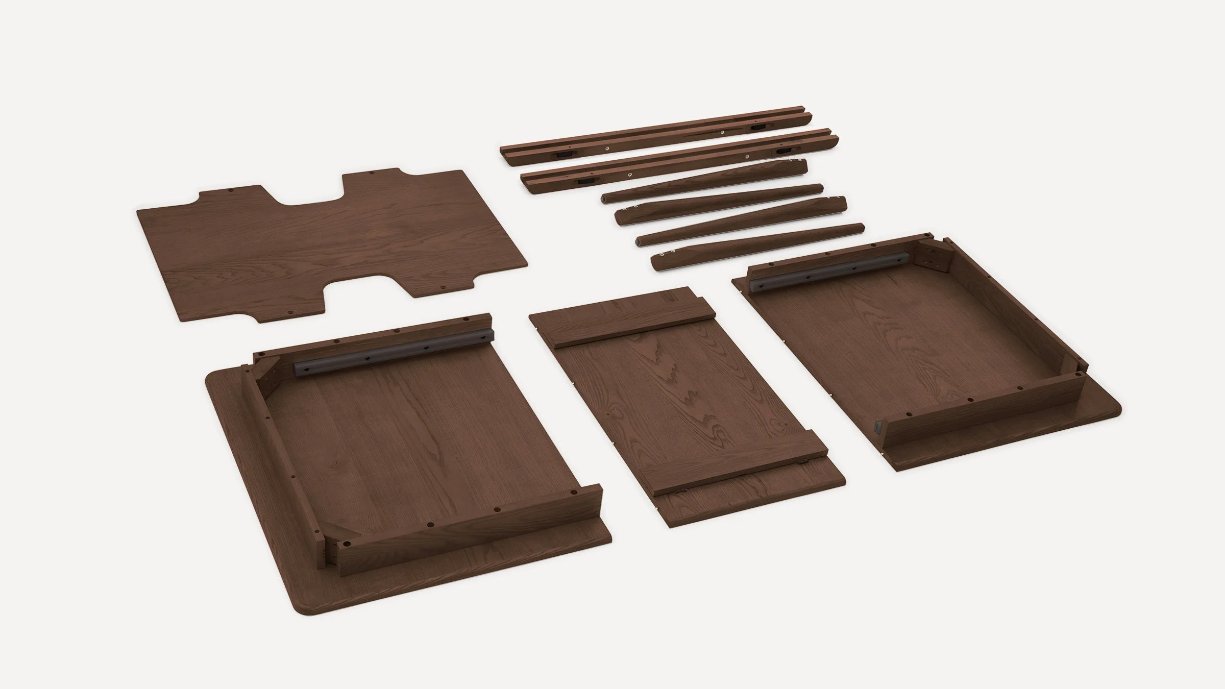 Serif Extendable Dining Table (59" to 79") 4 Serif Extendable Dining Table (59\" to 79\")