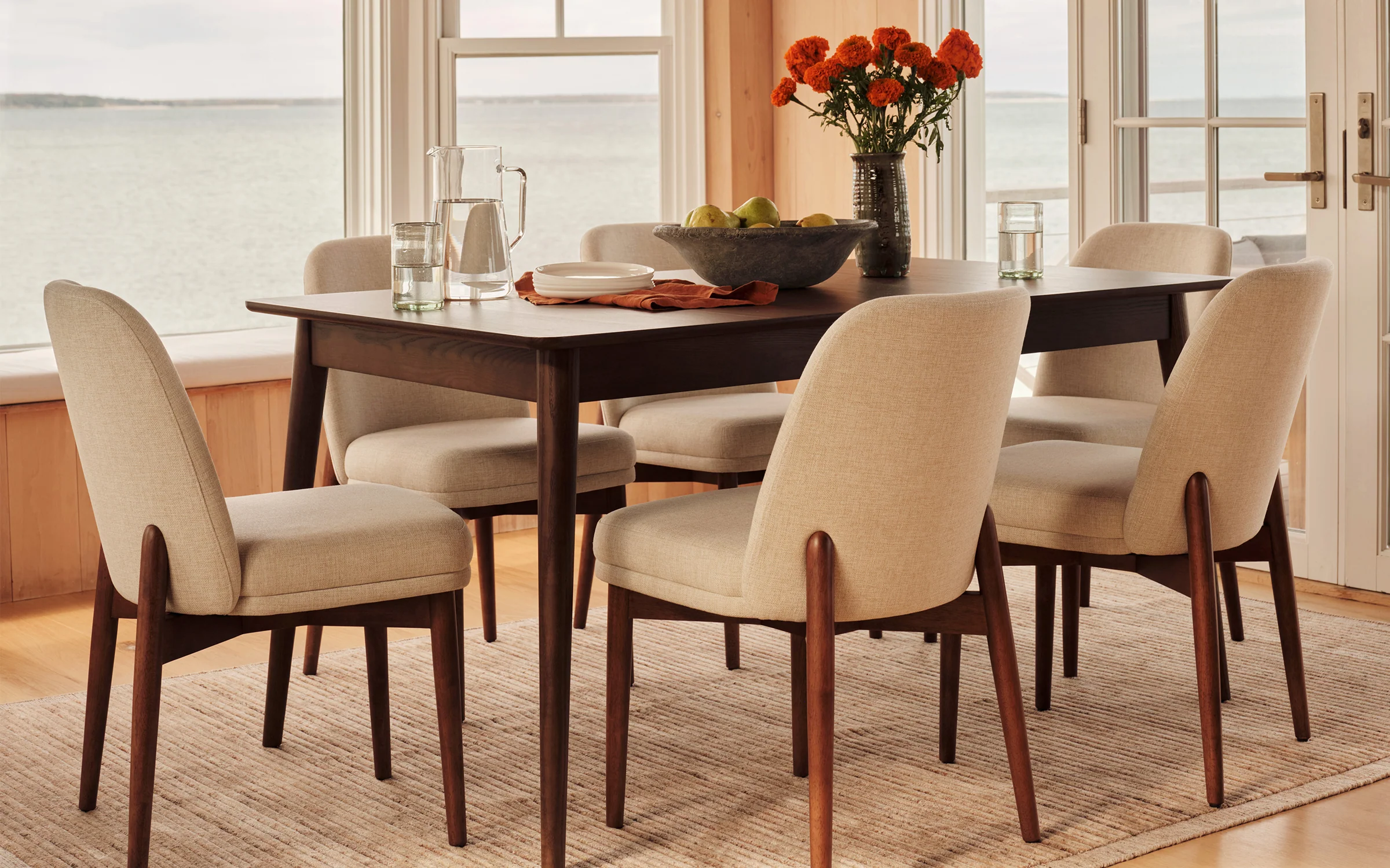 Serif Extendable Dining Table (59" to 79") 8 Serif Extendable Dining Table (59\" to 79\")