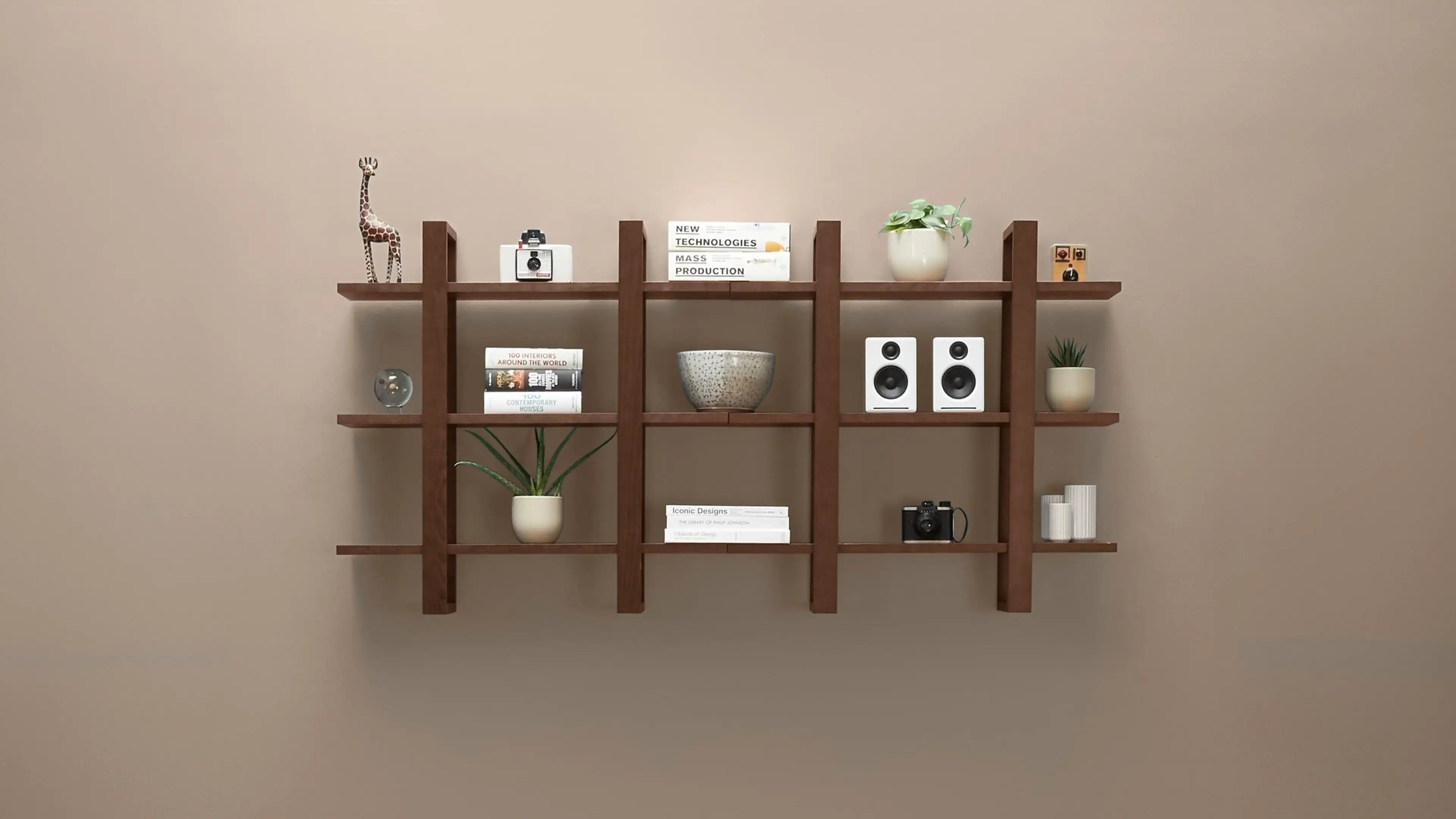 Index Wall Shelf, Set of 2 9 Index Wall Shelf, Set of 2