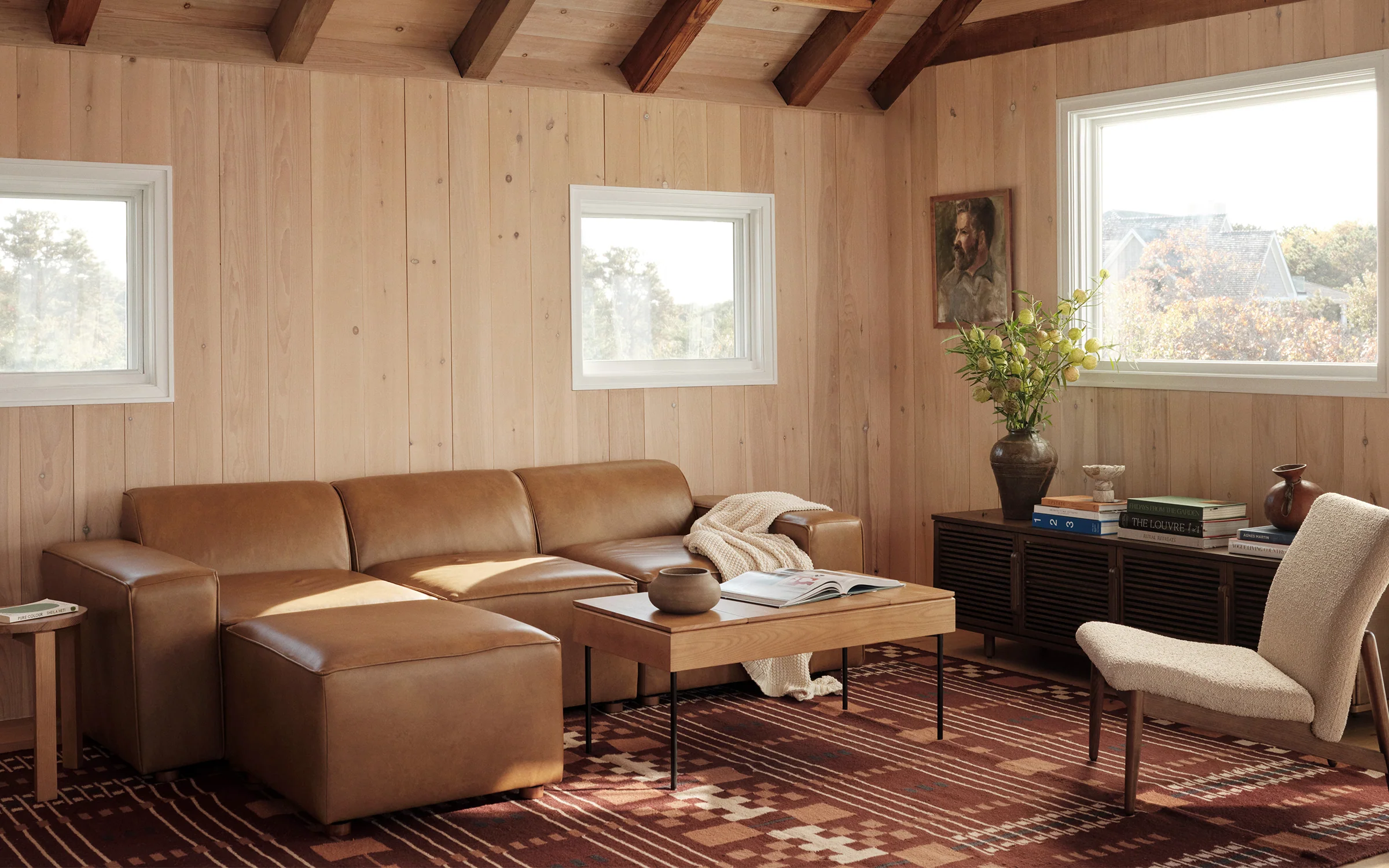 Mambo 4-Piece Sectional Lounger