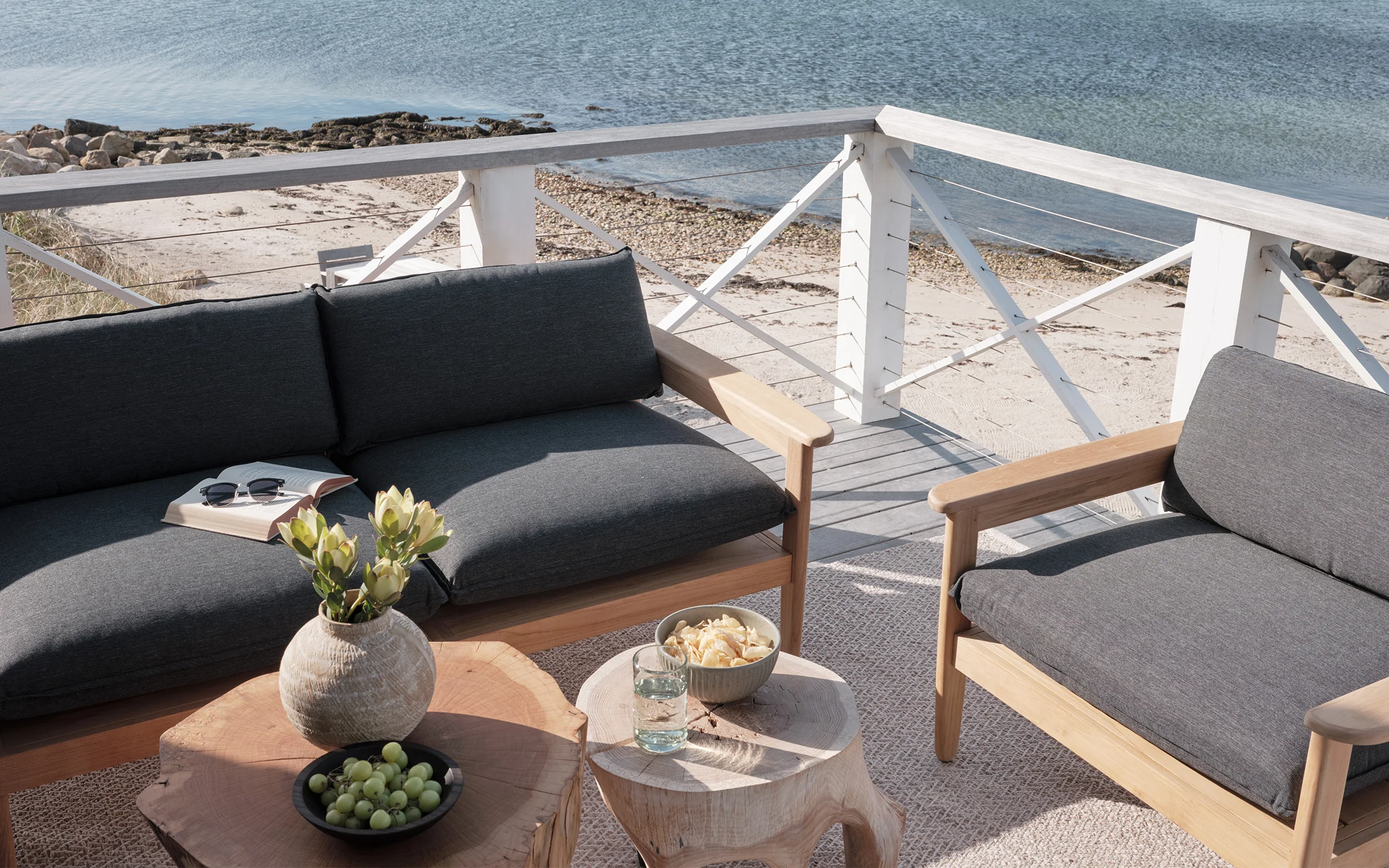 Dunes Teak 3-Seat Sofa 10 Dunes Teak 3-Seat Sofa