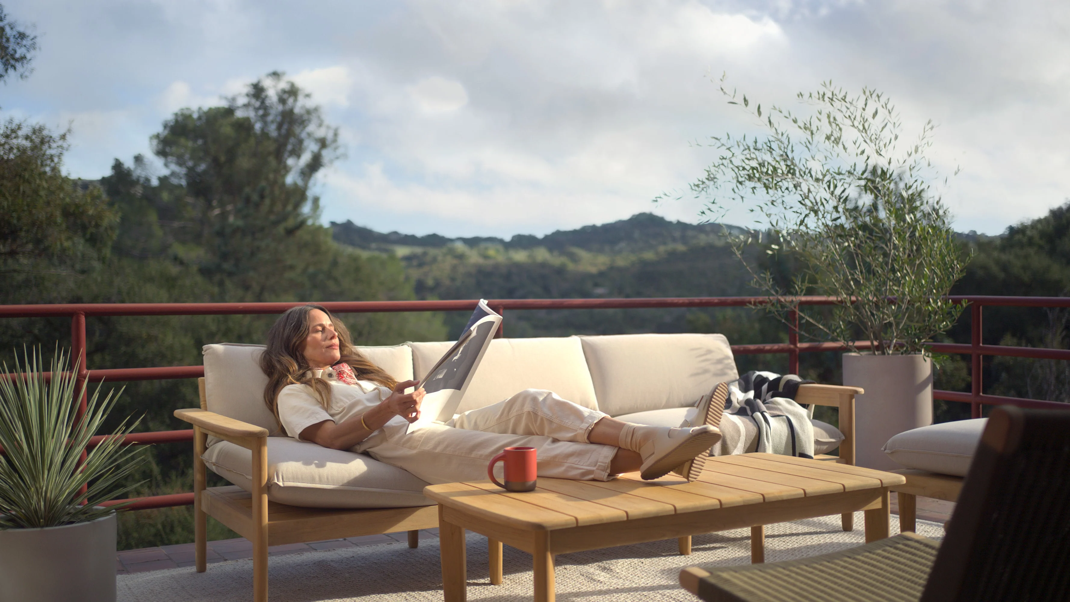 Dunes Teak 3-Seat Sofa