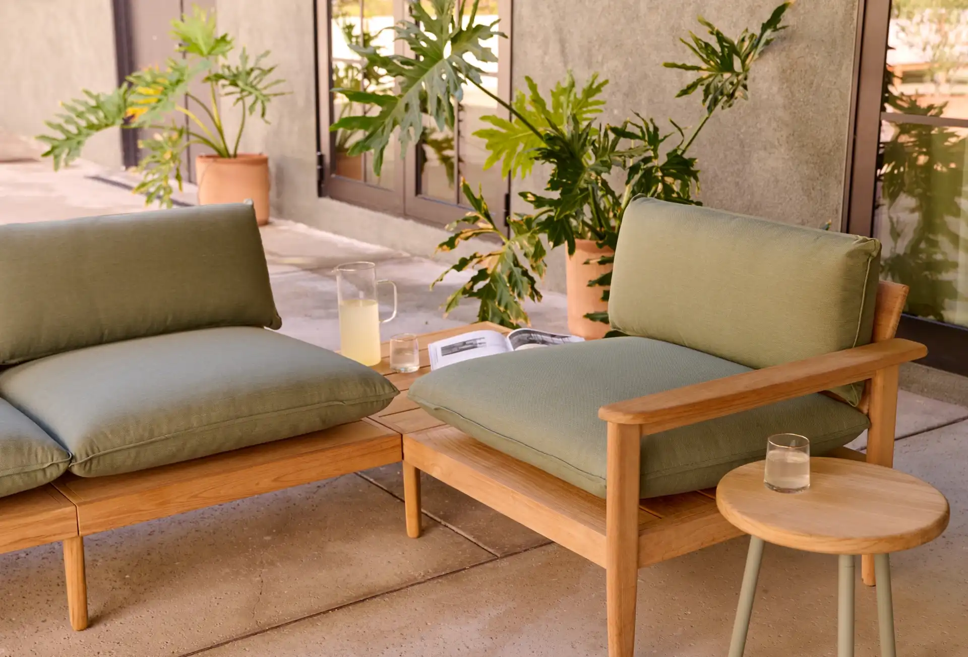 Dunes Teak 3-Seat Sofa 6 Dunes Teak 3-Seat Sofa