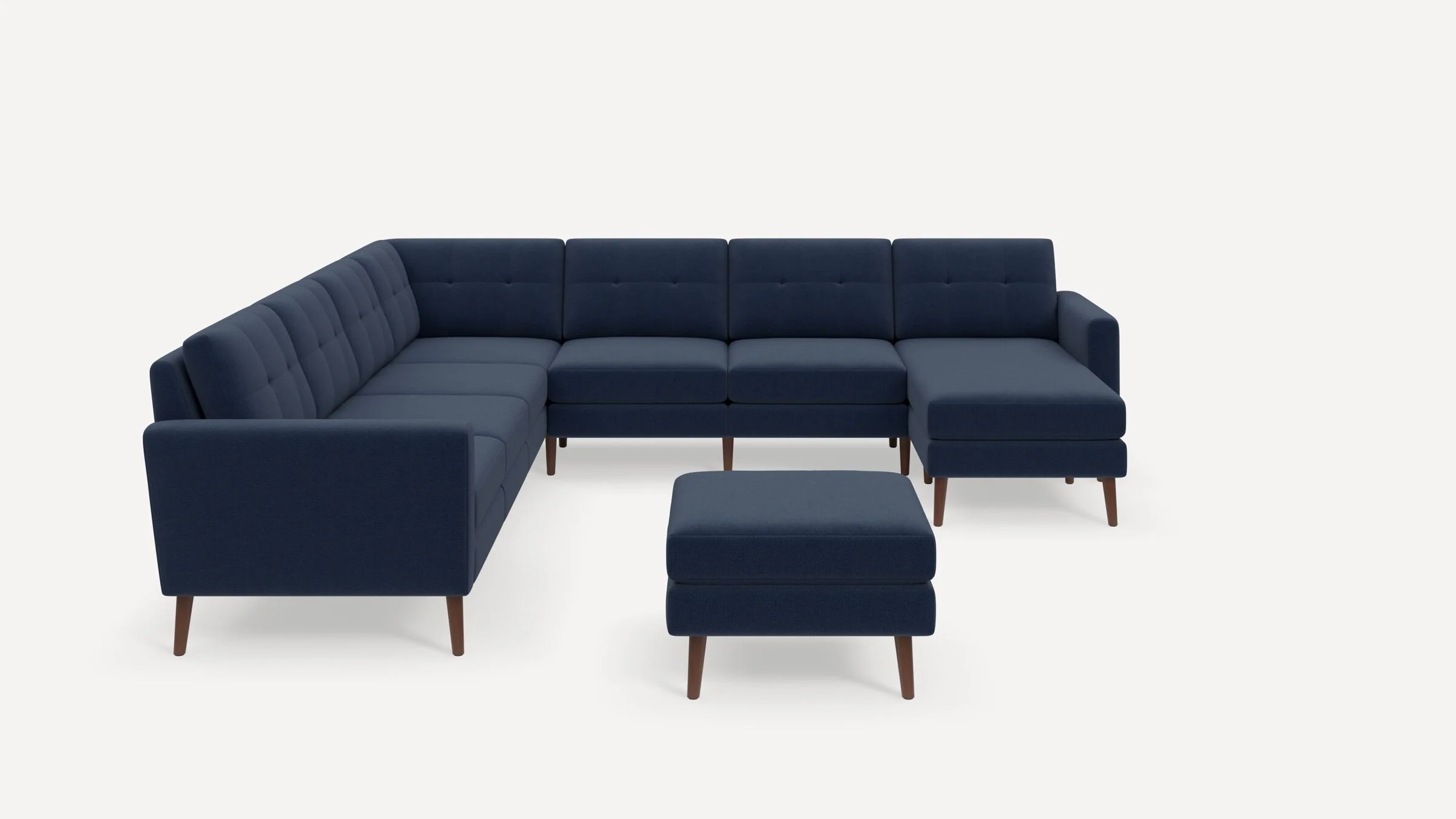 Nomad 7-Seat Corner Sectional with Chaise and Ottoman