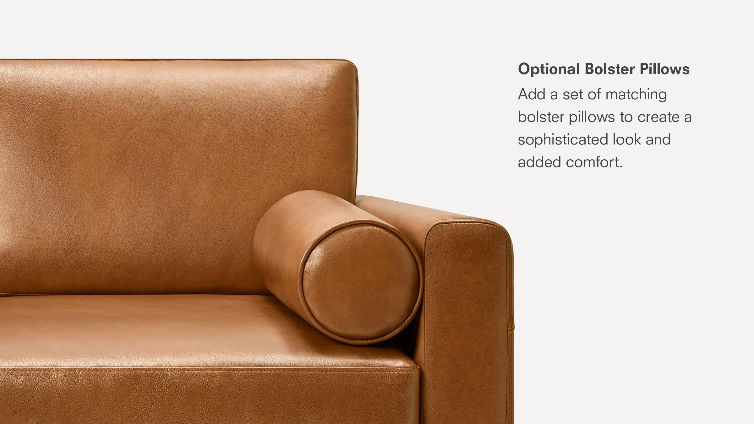 Nomad Leather King Sectional with Ottoman