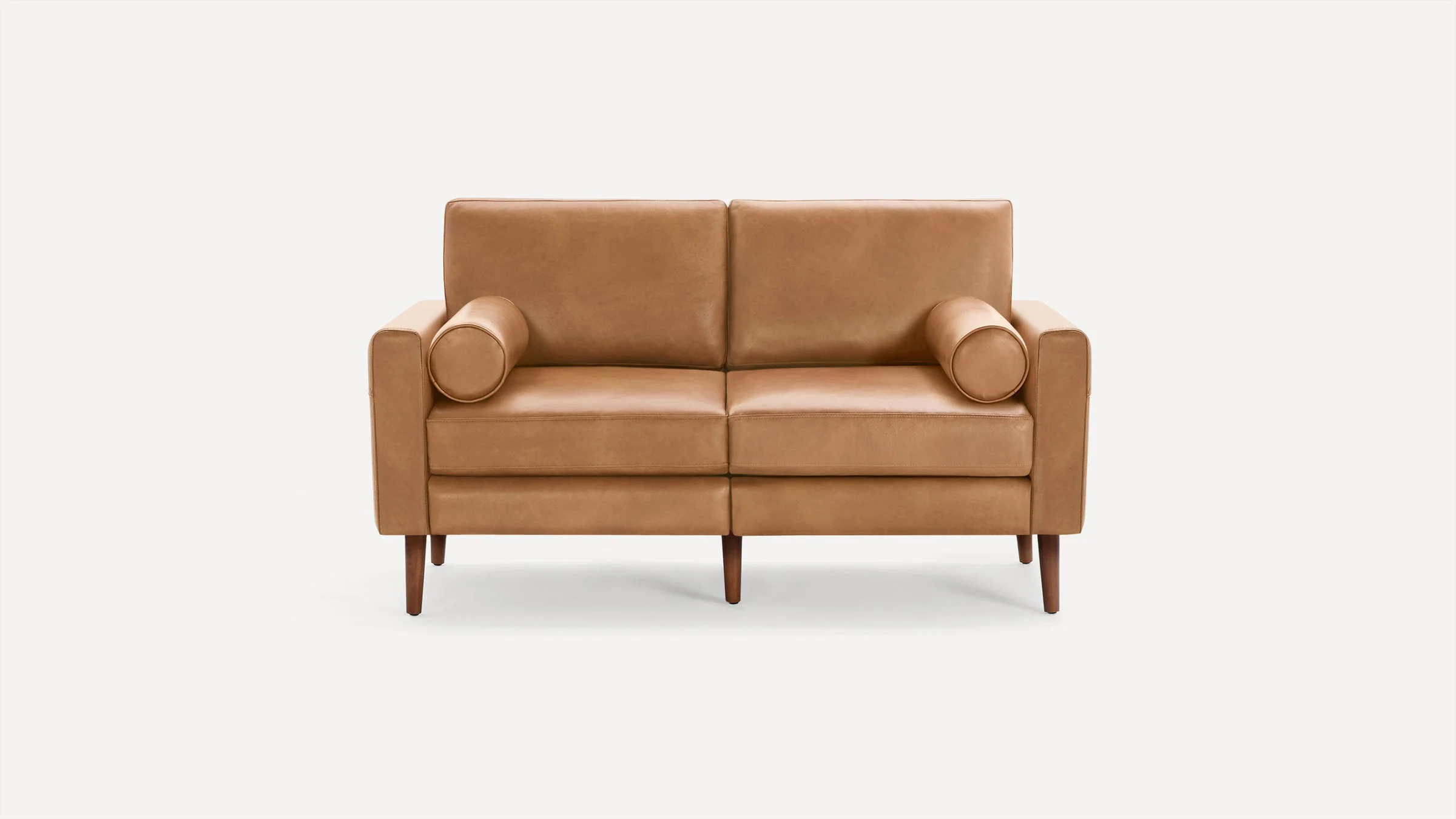 Nomad Leather Loveseat 3 Nomad Leather Loveseat