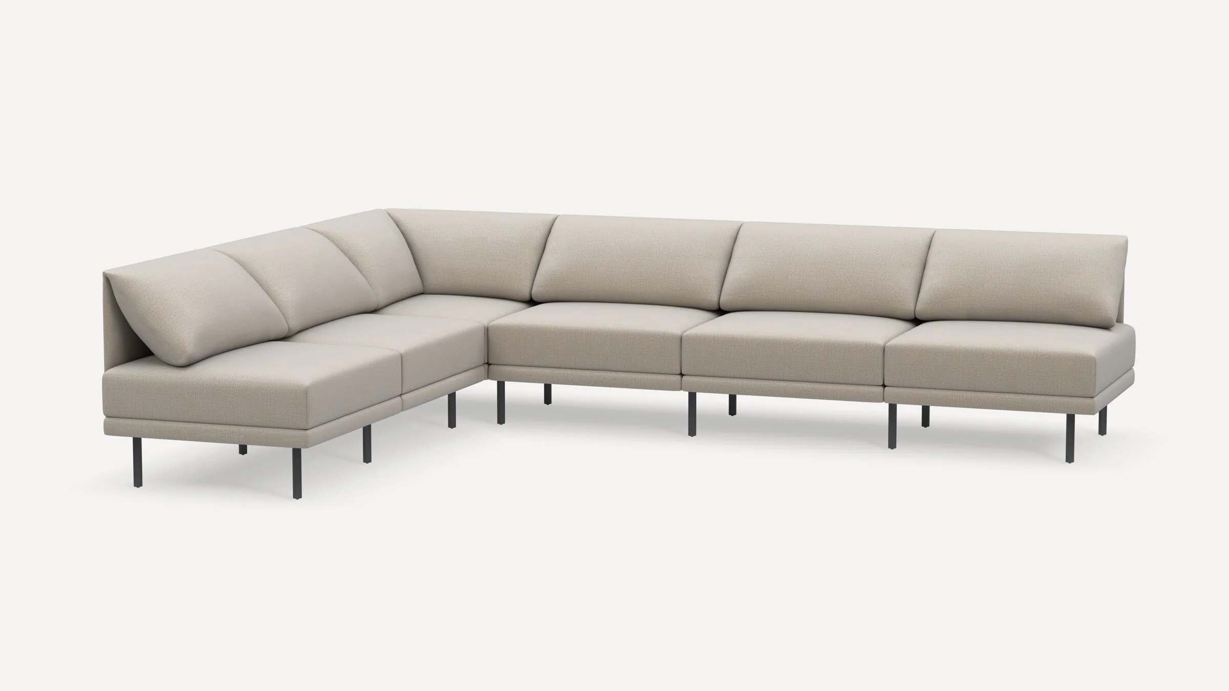 Range 6-Piece Open Sectional