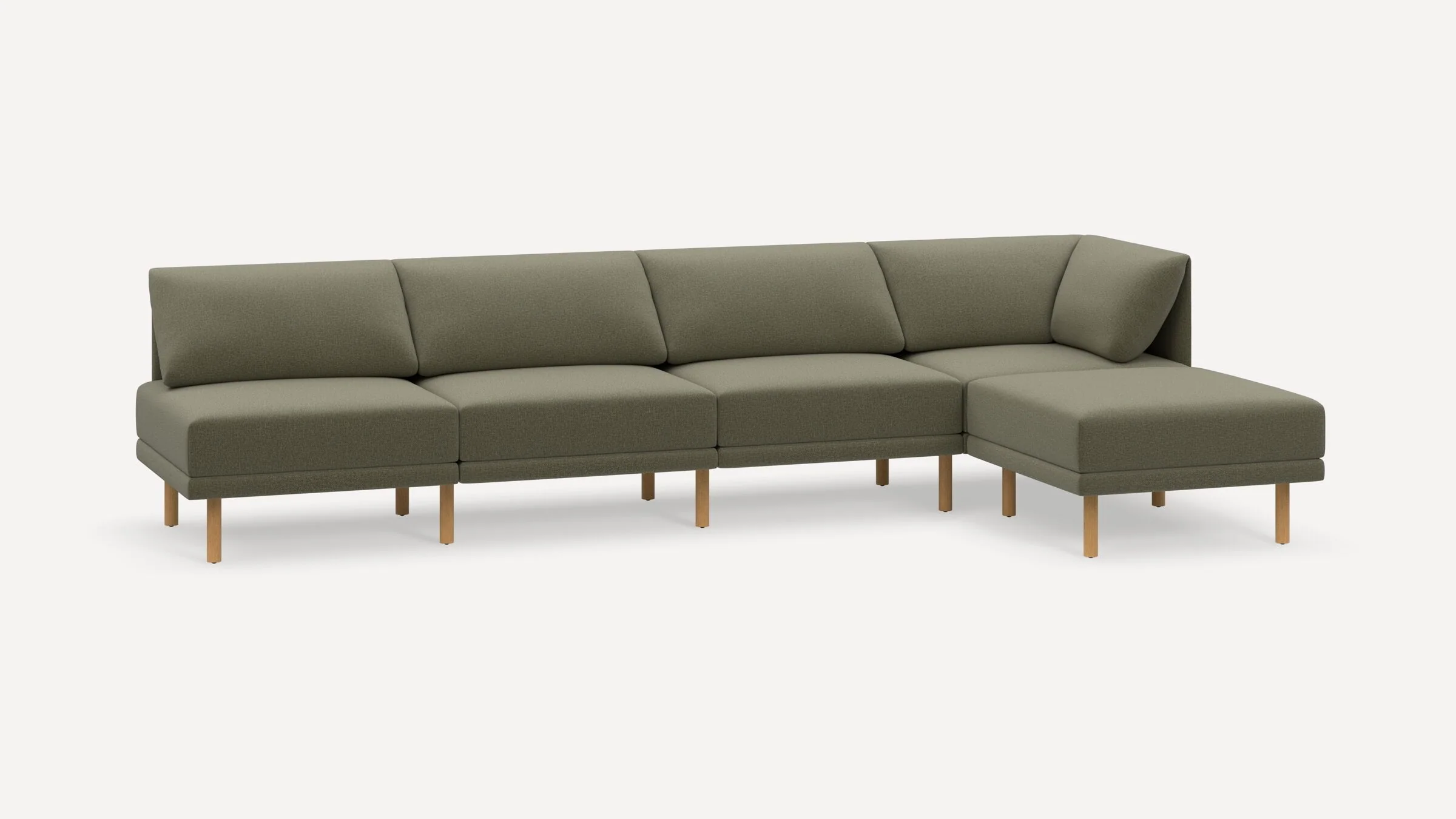 Range 5-Piece Open Sectional Lounger