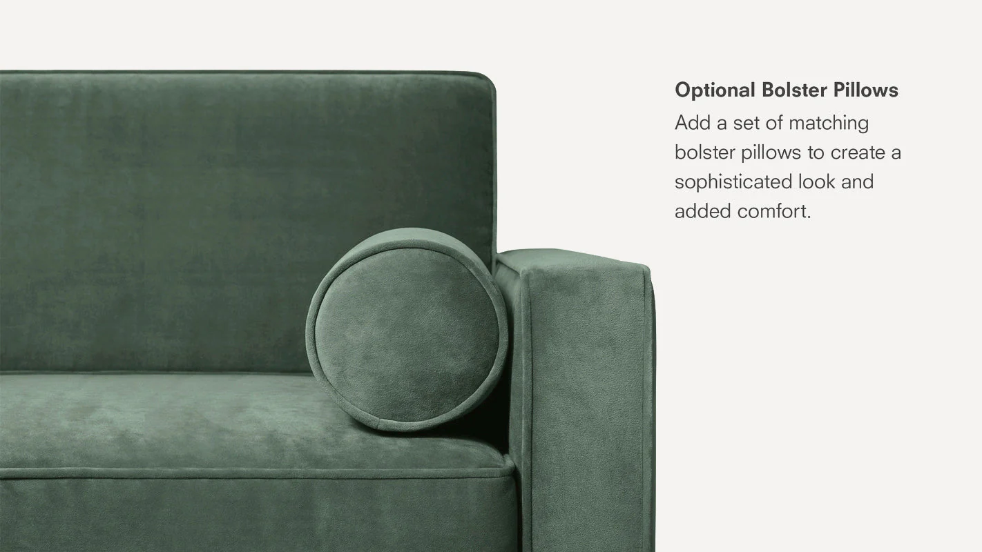 Nomad Velvet Sofa with Reversible Chaise