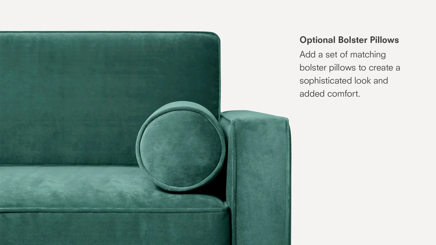 Nomad Velvet 4-Seat Corner Sectional