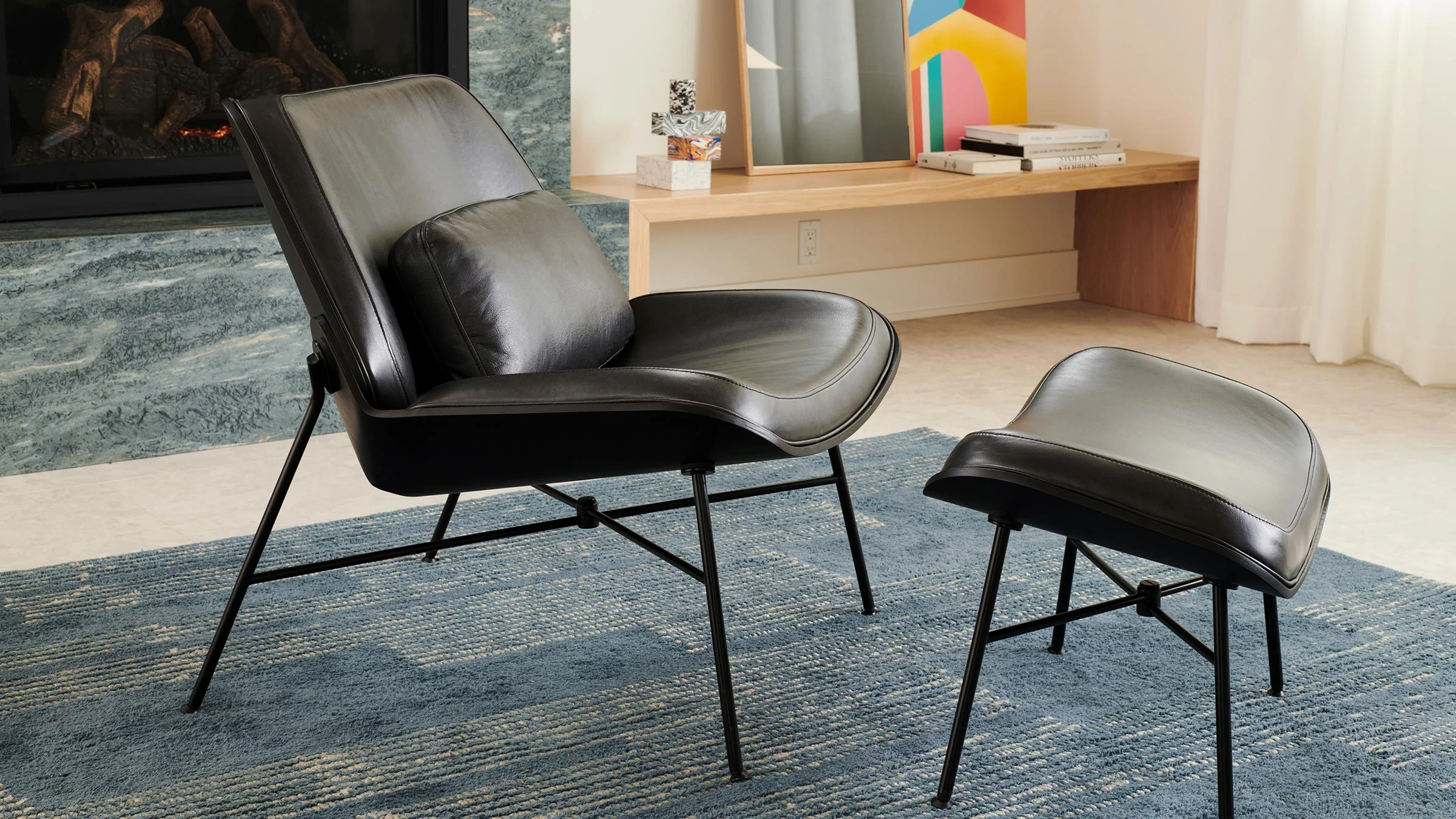 Vesper Leather Lounge Chair 6 Vesper Leather Lounge Chair