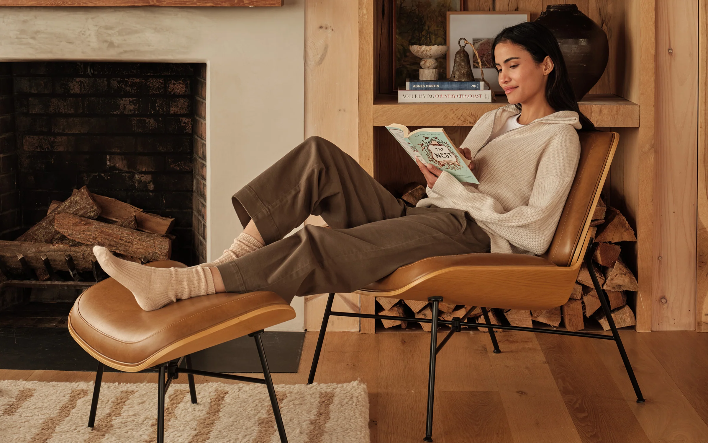 Vesper Leather Lounge Chair 8 Vesper Leather Lounge Chair