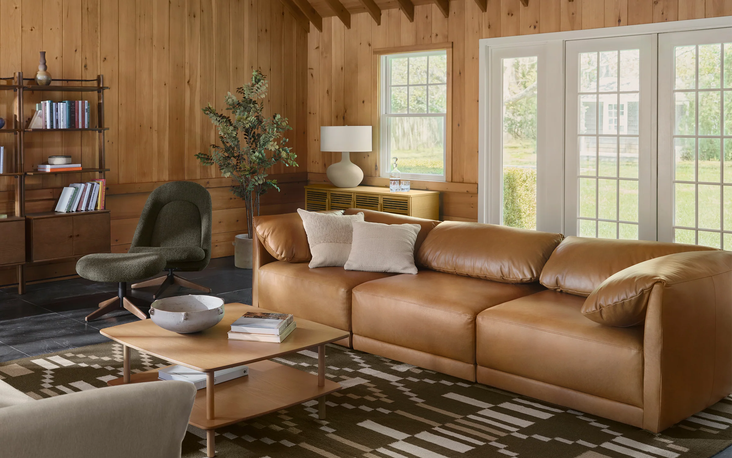 Airmail Chair with Ottoman