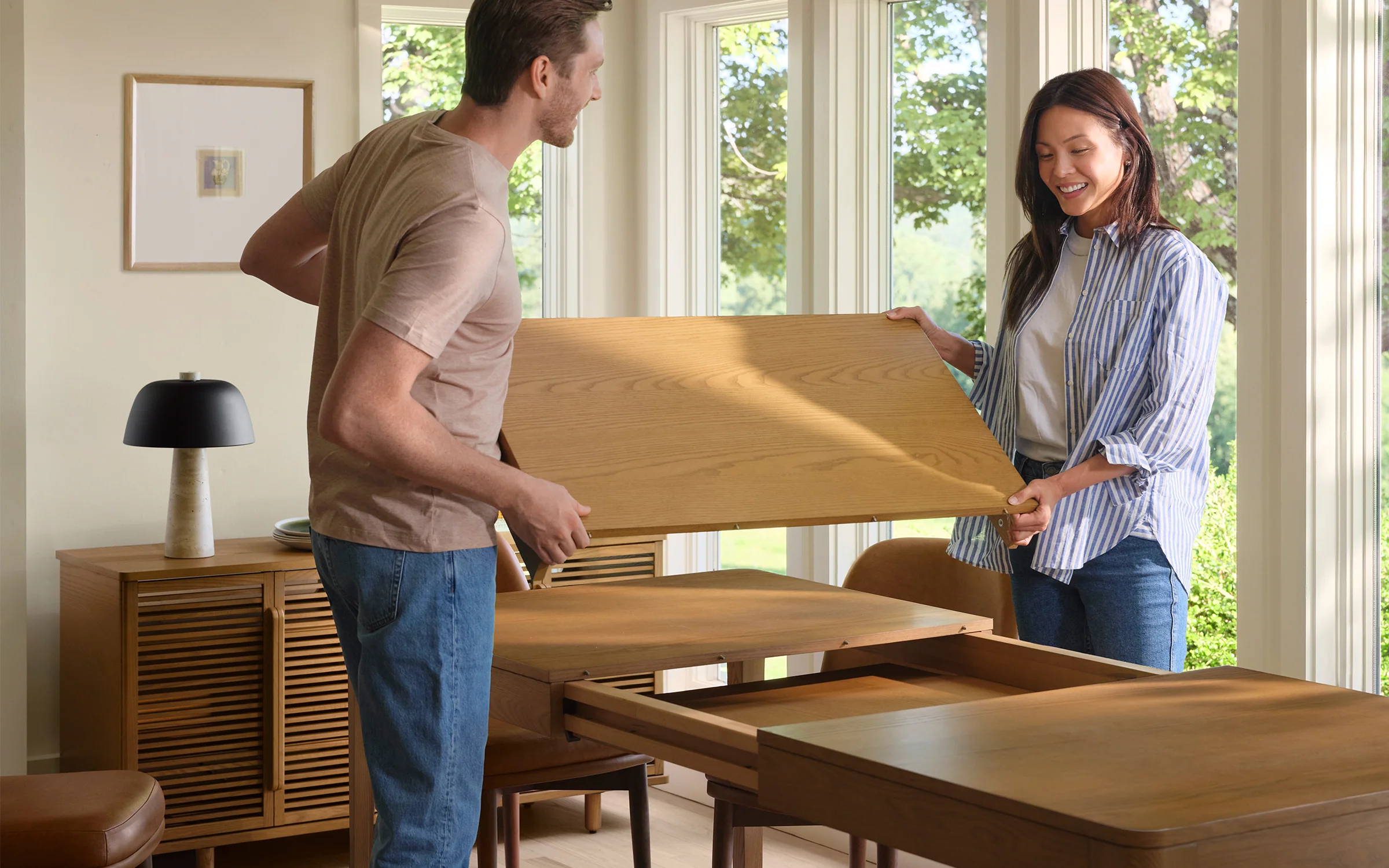 Listo Extendable Dining Table (59" to 79") 8 Listo Extendable Dining Table (59\" to 79\")