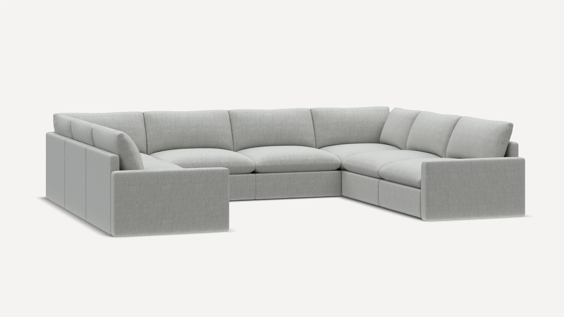 Russet 8-Piece U-Sectional