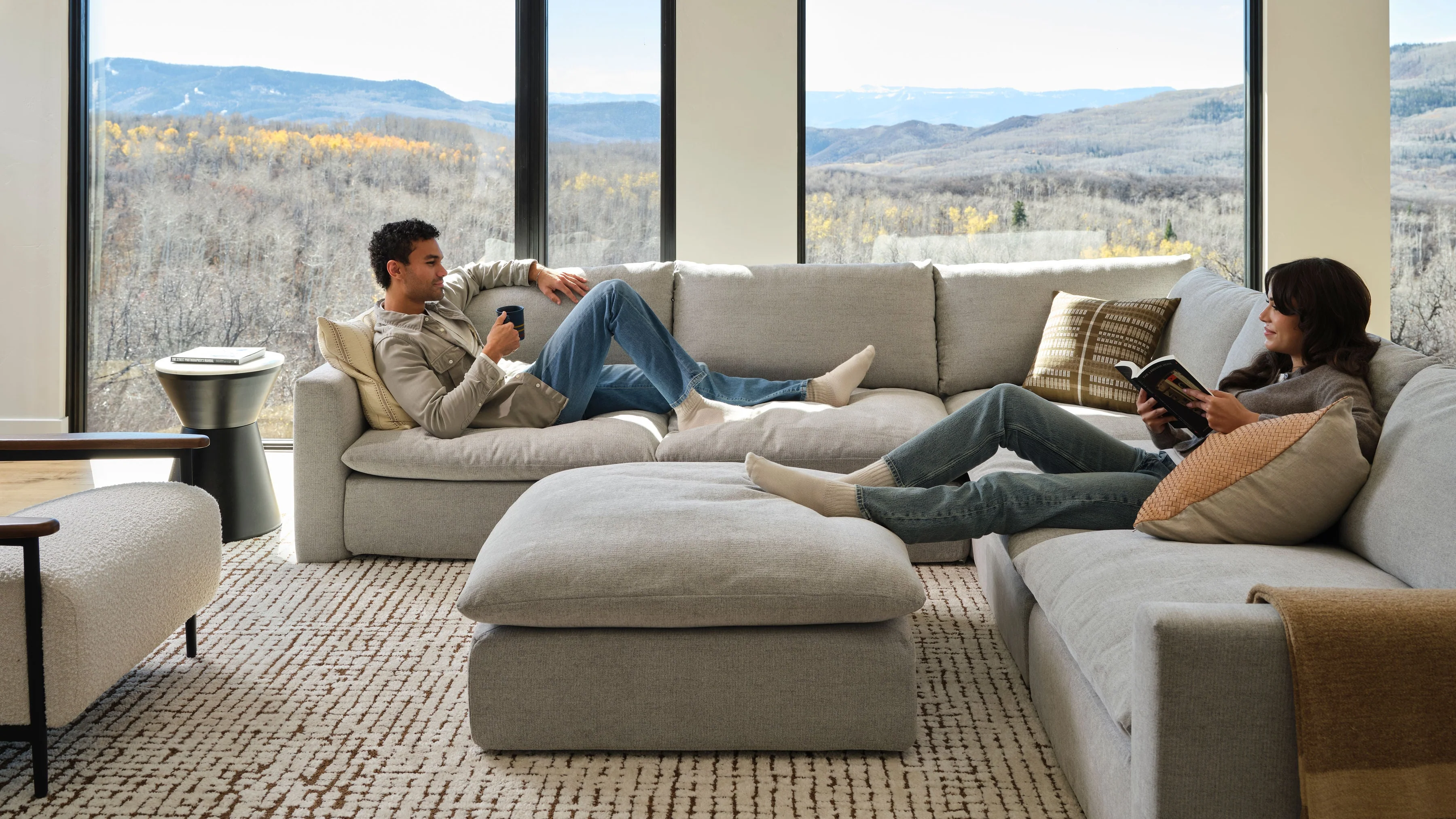 Russet 6-Piece U-Sectional