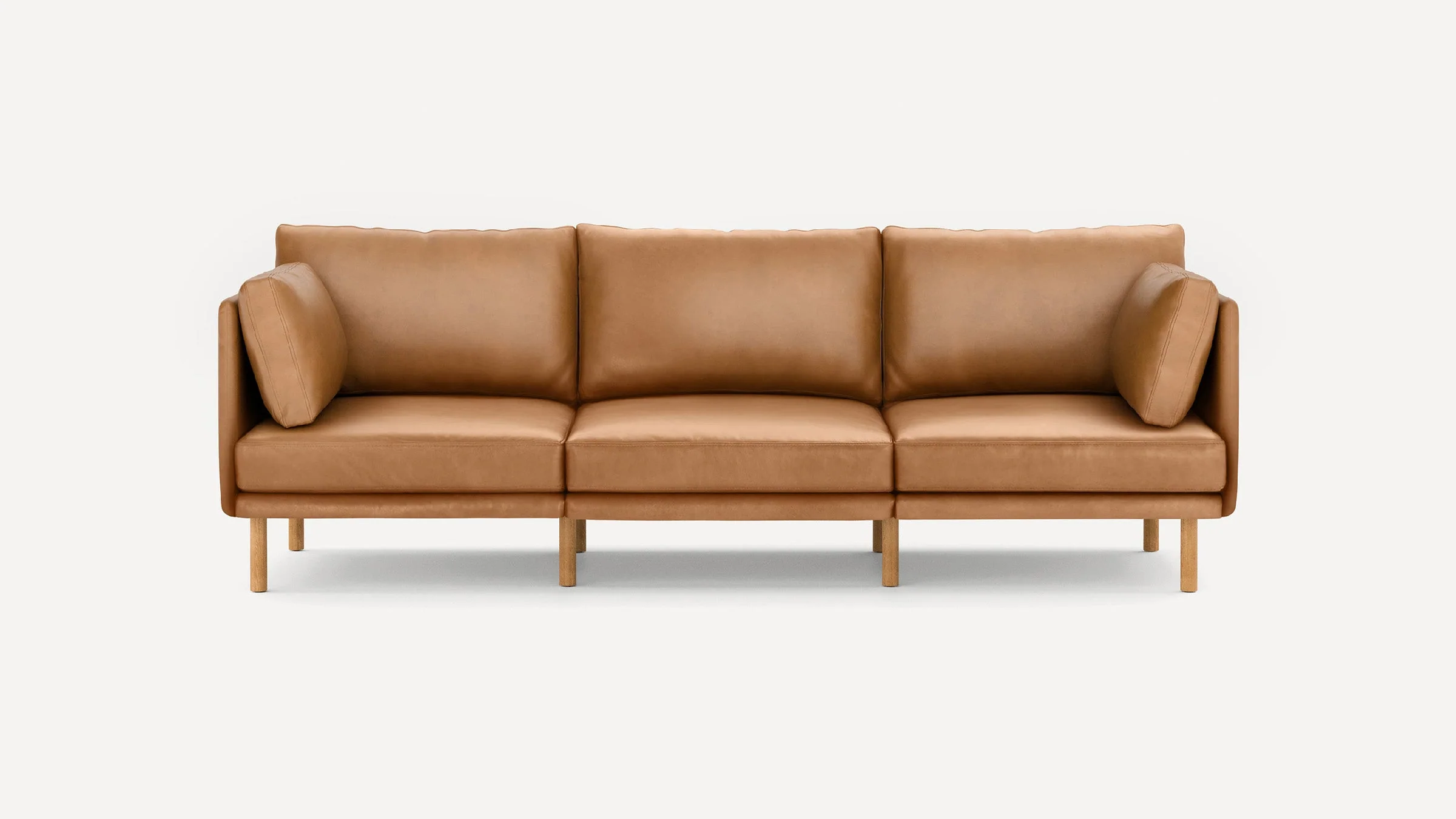 Field Leather 3-Piece Sofa